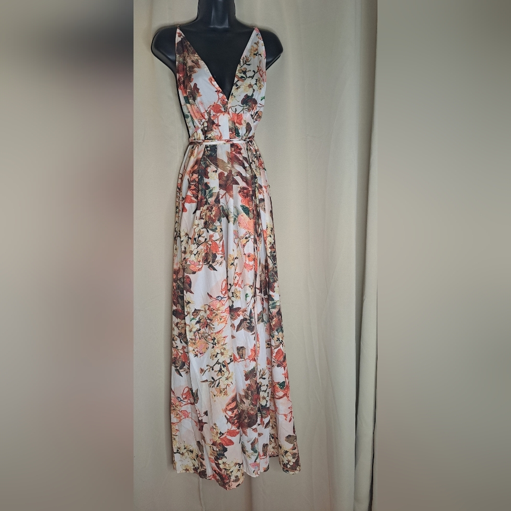 PrettyLittleThing Multicolor Floral Maxi Skirt